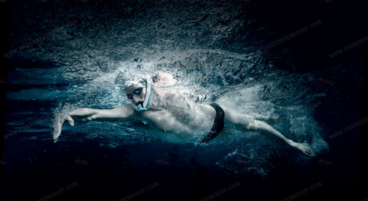 AMEO Powerbreather Sport Swimming Diving Triathlon Best Snorkel In the World! 