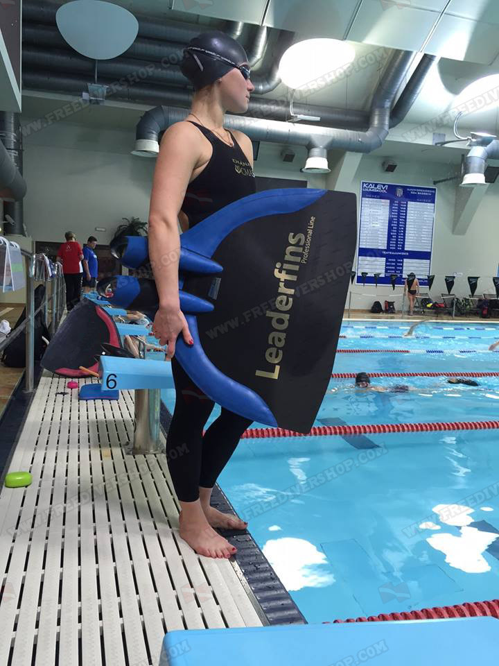 dynamic apnea and CWT freediving Leaderfins FINSWIMMER MONOFIN for finswimming 