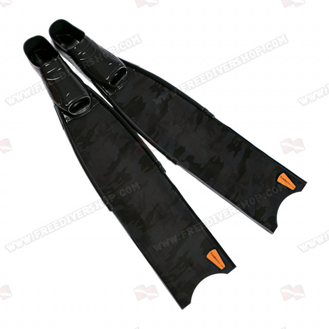 Black Camo Freediving and Spearfishing Fins