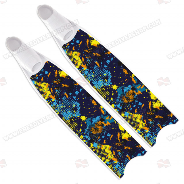 Freediver Shop  Limited Edition - Leaderfins Mosaic Camouflage Fins