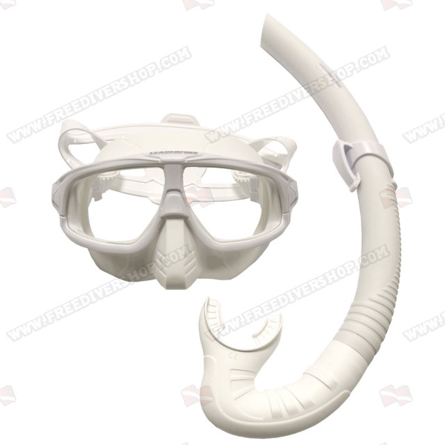 vloeistof Zes Reizende handelaar Freediver Shop | Leaderfins Hero White Mask + Snorkel Set