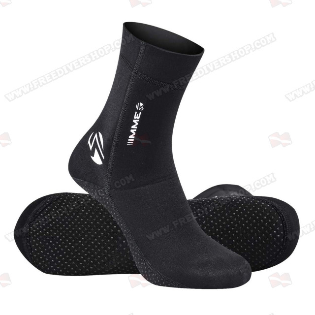 Palantic Black 3mm Neoprene Socks with Extra Warmth Titanium Coating 