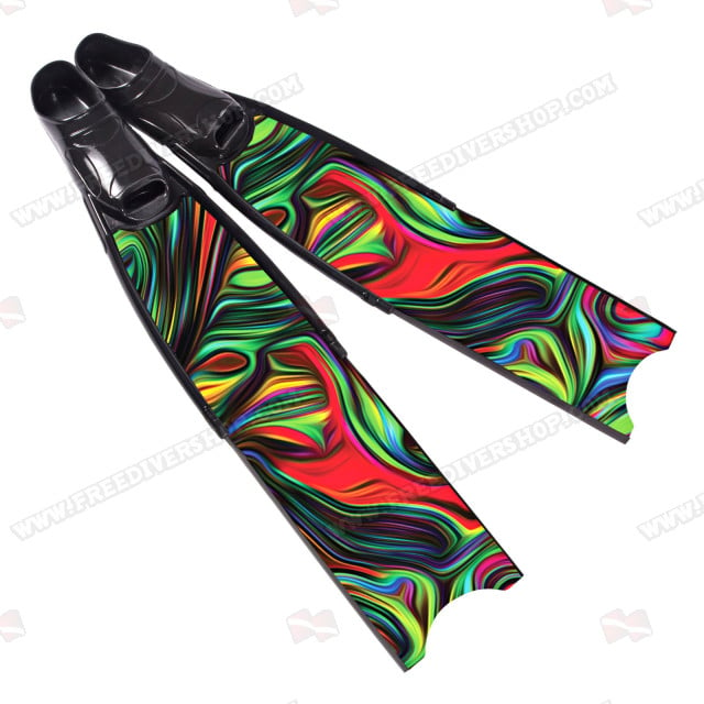 Leaderfins Acid Rainbow Fins - Limited Edition