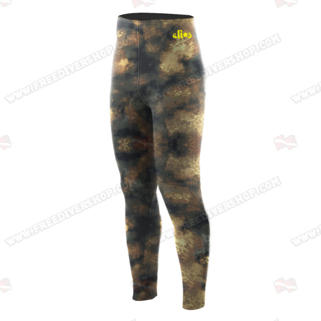 Elios Hyperstretch Beige Camouflage High Waist Pants