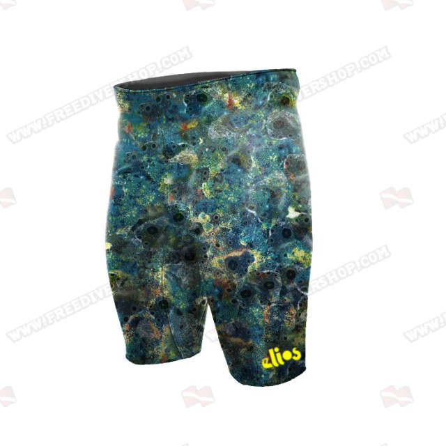 Elios Blue Reef Camouflage Bermuda Pants