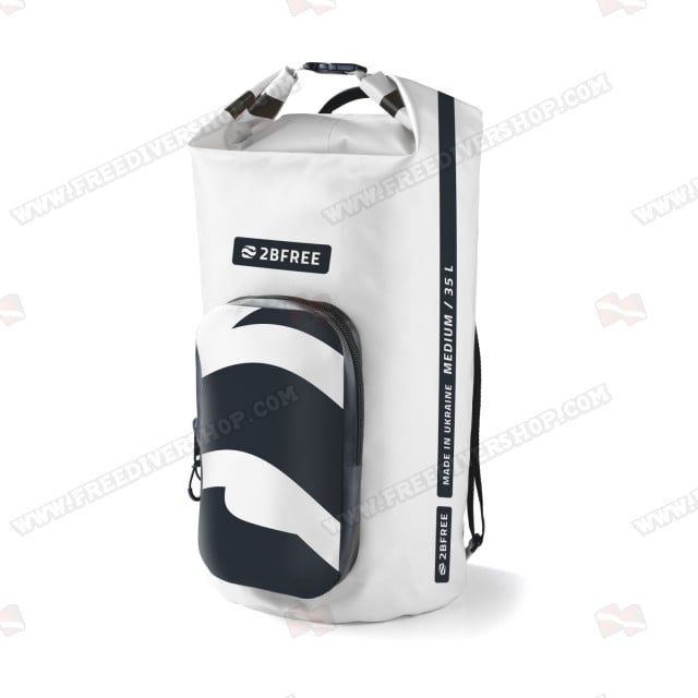 2BFREE 35L Navy White Dry Bag
