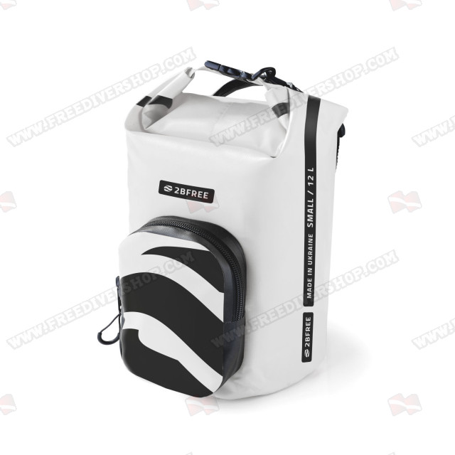 2BFREE 12L Navy White Dry Bag