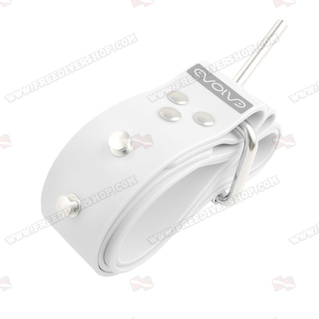 EVO Apnea Pure White Silicone Weight Belt