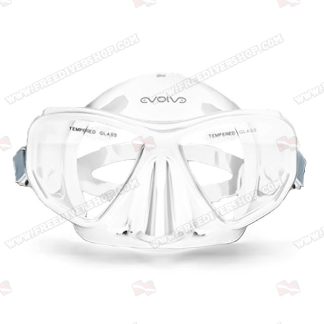 Evolve Ascent White Ergonomic Freediving Mask
