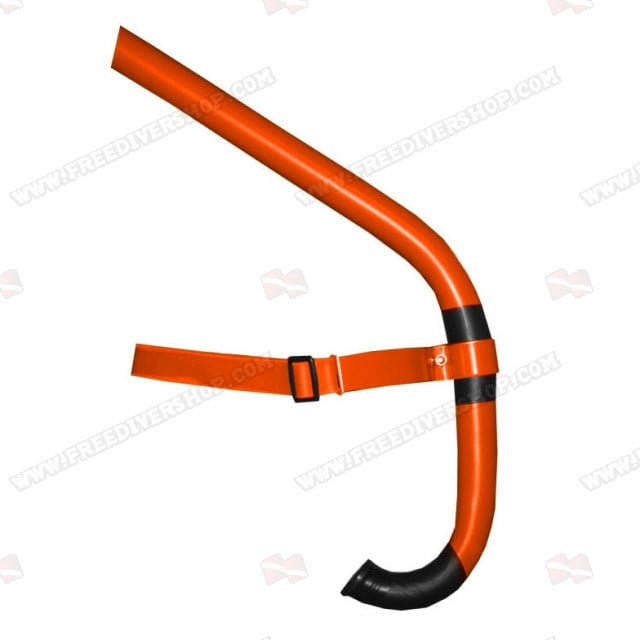 Frontal Swimming Snorkel - Orange Spark