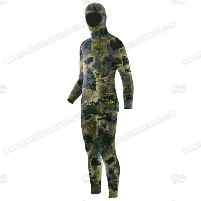 Elios Green Reef Camouflage Wetsuit