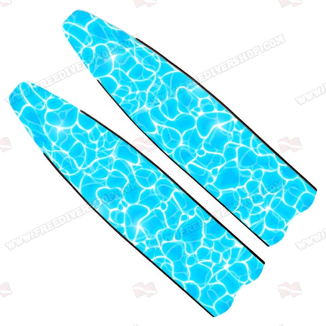 Iceberg Blue Camo Freediving Blades