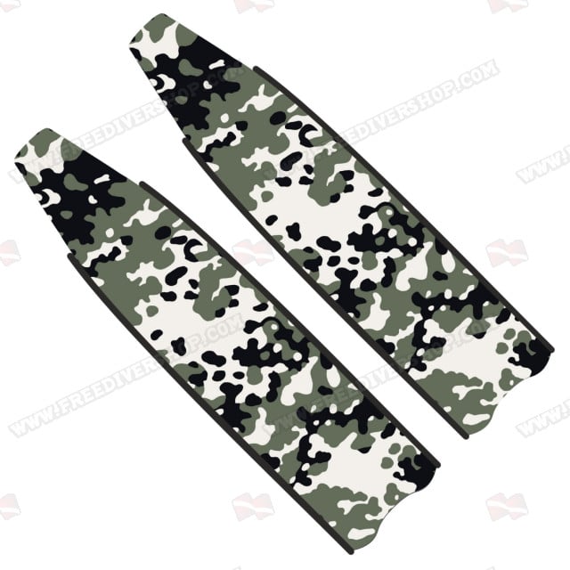 Iceberg Winter Camo Freediving Blades