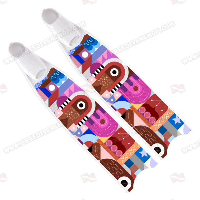 Leaderfins Impression Art Fins - Limited Edition