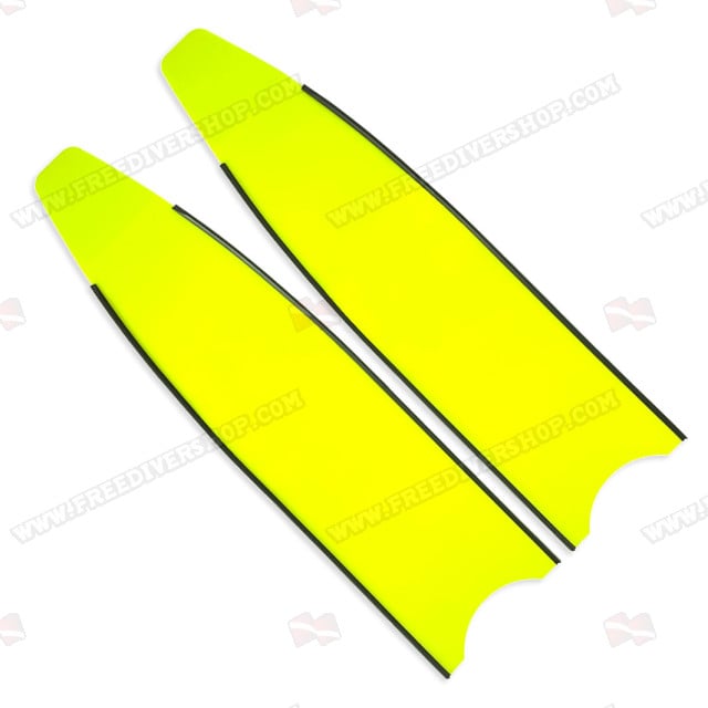 Leaderfins Neon Yellow Ice Fin Blades