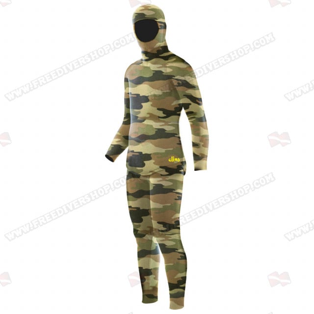 Elios Shaca / Marrone Camouflage - Tailor Made Wetsuit