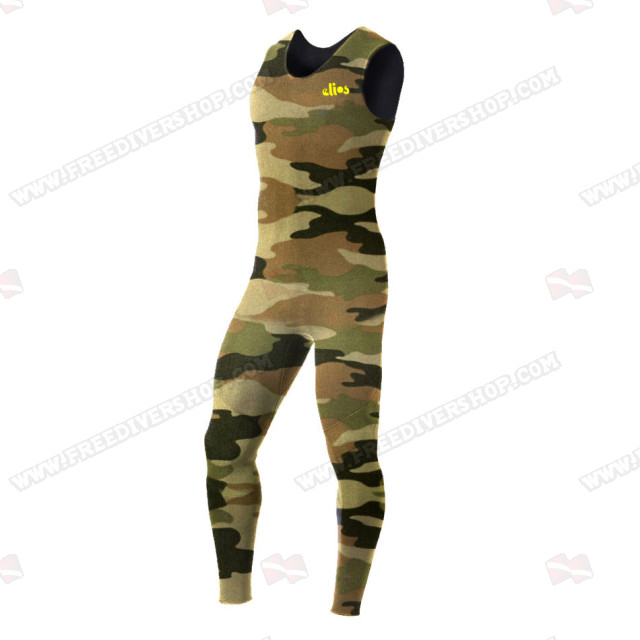 Elios Shaca / Marrone Camouflage Long John Pants