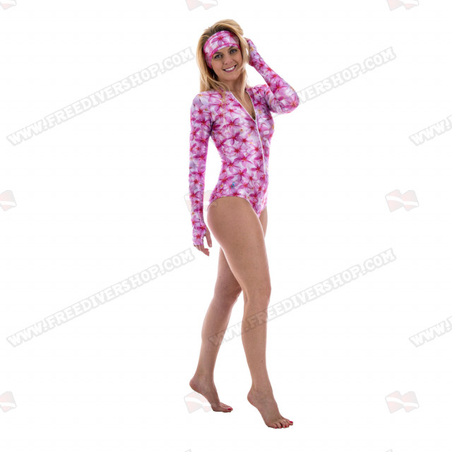 SlipIns Plumeria Sun Protective Swimsuit