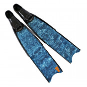 Leaderfins Blue Camo Freediving and Spearfishing Fins