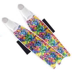 Leaderfins Neon Color Brick Fins