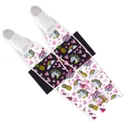 Leaderfins Neon Girl Power Fins