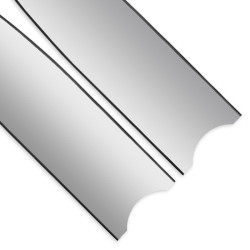 Leaderfins Silver Mirror Blades - Limited Edition