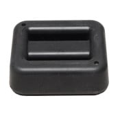 1 kg / 2.2 lbs Black Rubber Coated Belt Weight