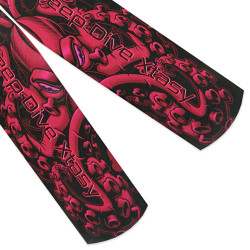 Deep Dive Xtasy Red Octopus Power Carbon Blades