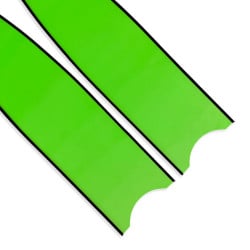Leaderfins Neon Green Ice Fin Blades