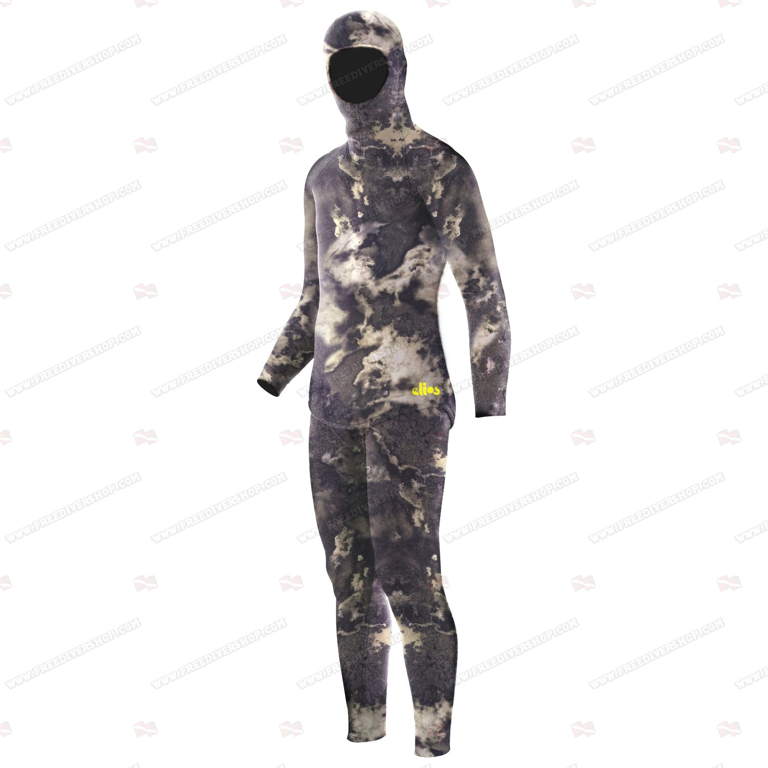 Freediver Shop | Elios 3D Brown Hydro Camouflage Wetsuit