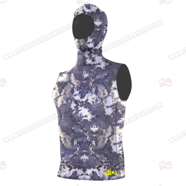 Elios 3D Brown Hydro Camouflage Hoodie Dive Vest