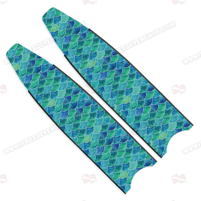 Leaderfins Blue Mermaid Blades - Limited Edition