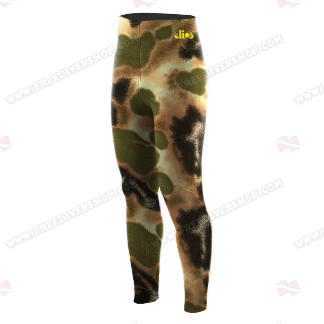 Elios Classic Brown Hydro Camouflage High Waist Pants