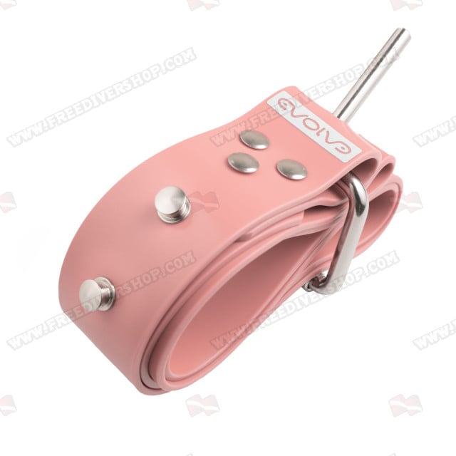 EVO Apnea Cherry Pink Silicone Weight Belt