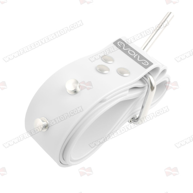 EVO Apnea Pure White Silicone Weight Belt