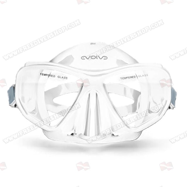 Evolve Ascent White Ergonomic Freediving Mask