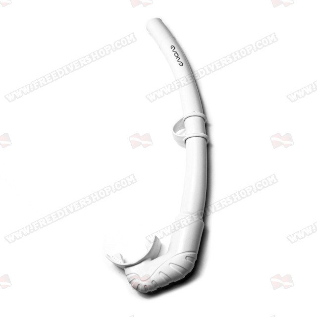Evolve Ascent White Flexible Silicone Snorkel