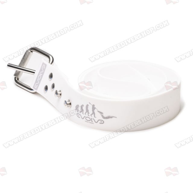 Evolve Pure White Summer Silicone Weight Belt