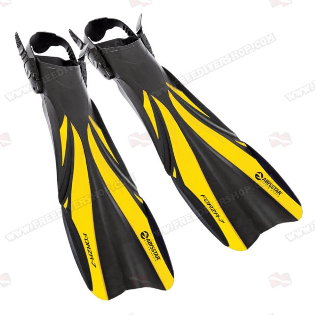 Abysstar Forza 7 Yellow Scuba Diving Fins
