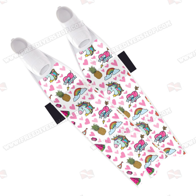 Leaderfins Neon Girl Power Fins