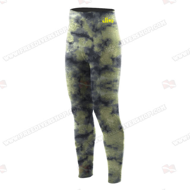 Elios Hyperstretch Green Camouflage High Waist Pants