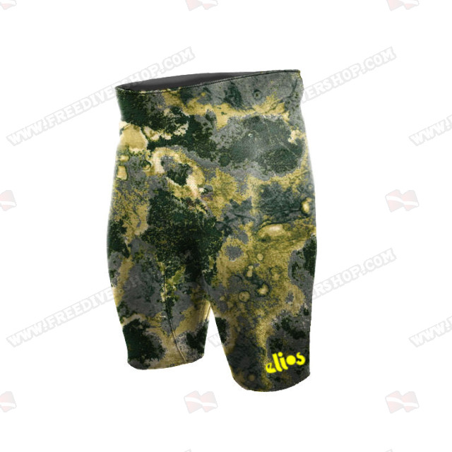 Elios Green Reef Camouflage Bermuda Pants