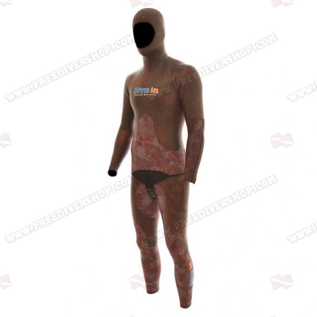 Divein Combo Red Camouflage Wetsuit