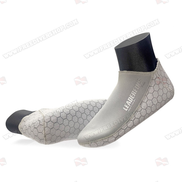 3mm White Neoprene Dive Socks