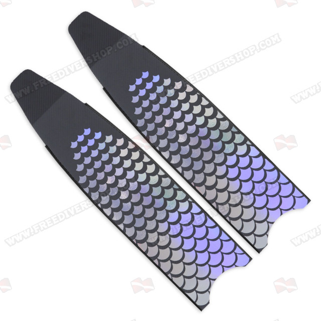 Leaderfins Carbon Rainbow Mermaid Blades - Limited Edition