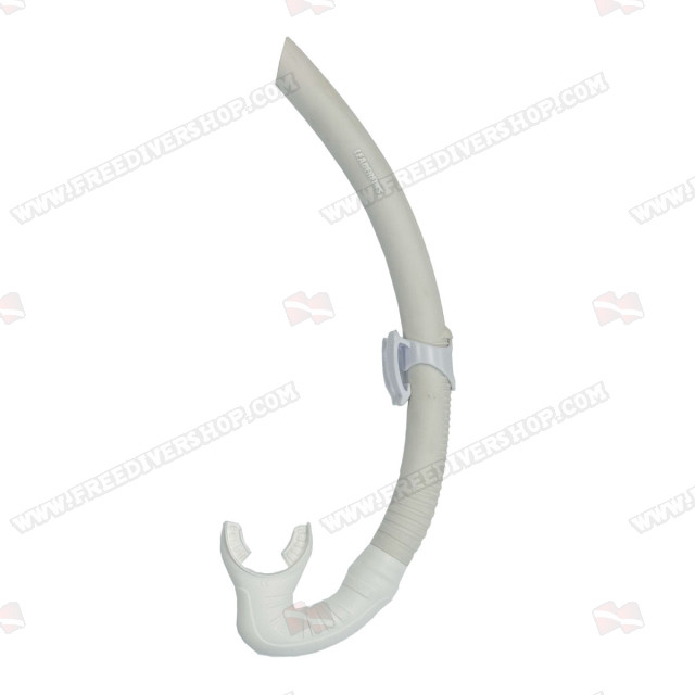 Leaderfins L1 White Flexible Snorkel