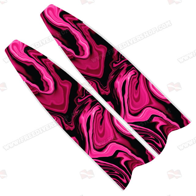 Mocco Pink Onyx Compact Freediving Blades