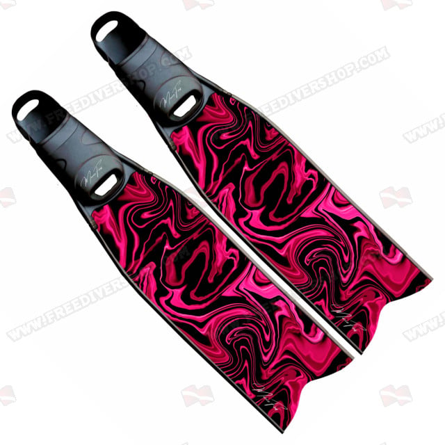 Mocco Pink Onyx Compact Freediving Fins