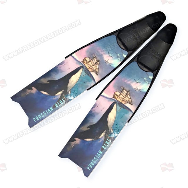 Prussian Blue Silent Contact Fins