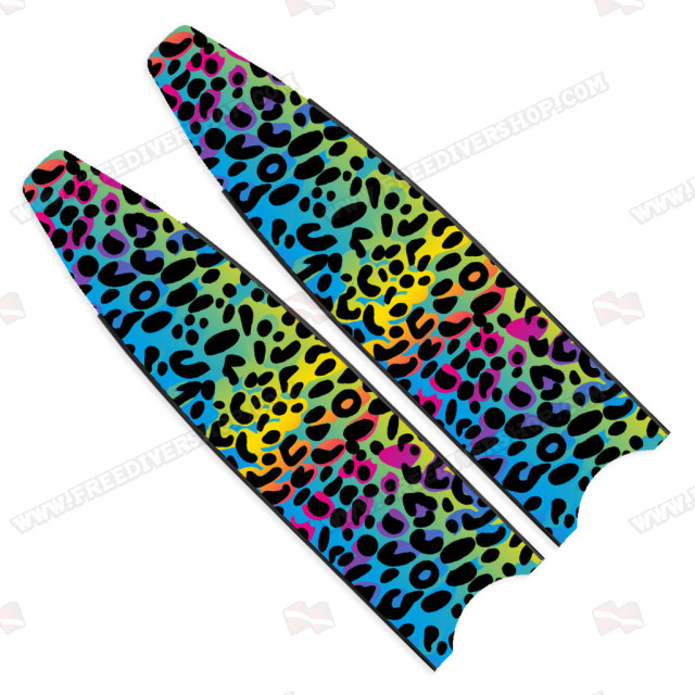 Leaderfins Rainbow Cheetah Blades - Limited Edition